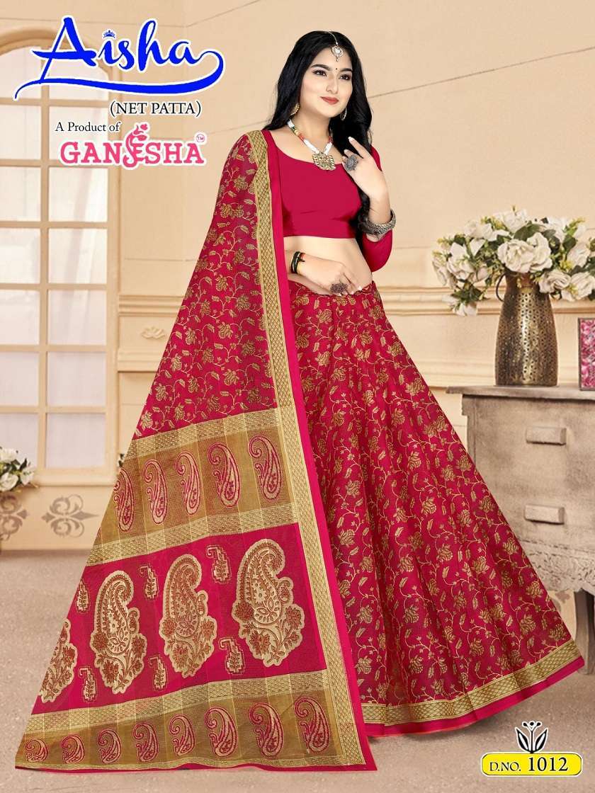 Ganesha Aisha Vol-1 – Cotton Sarees Wholesale Saree manufacturers in Surat
