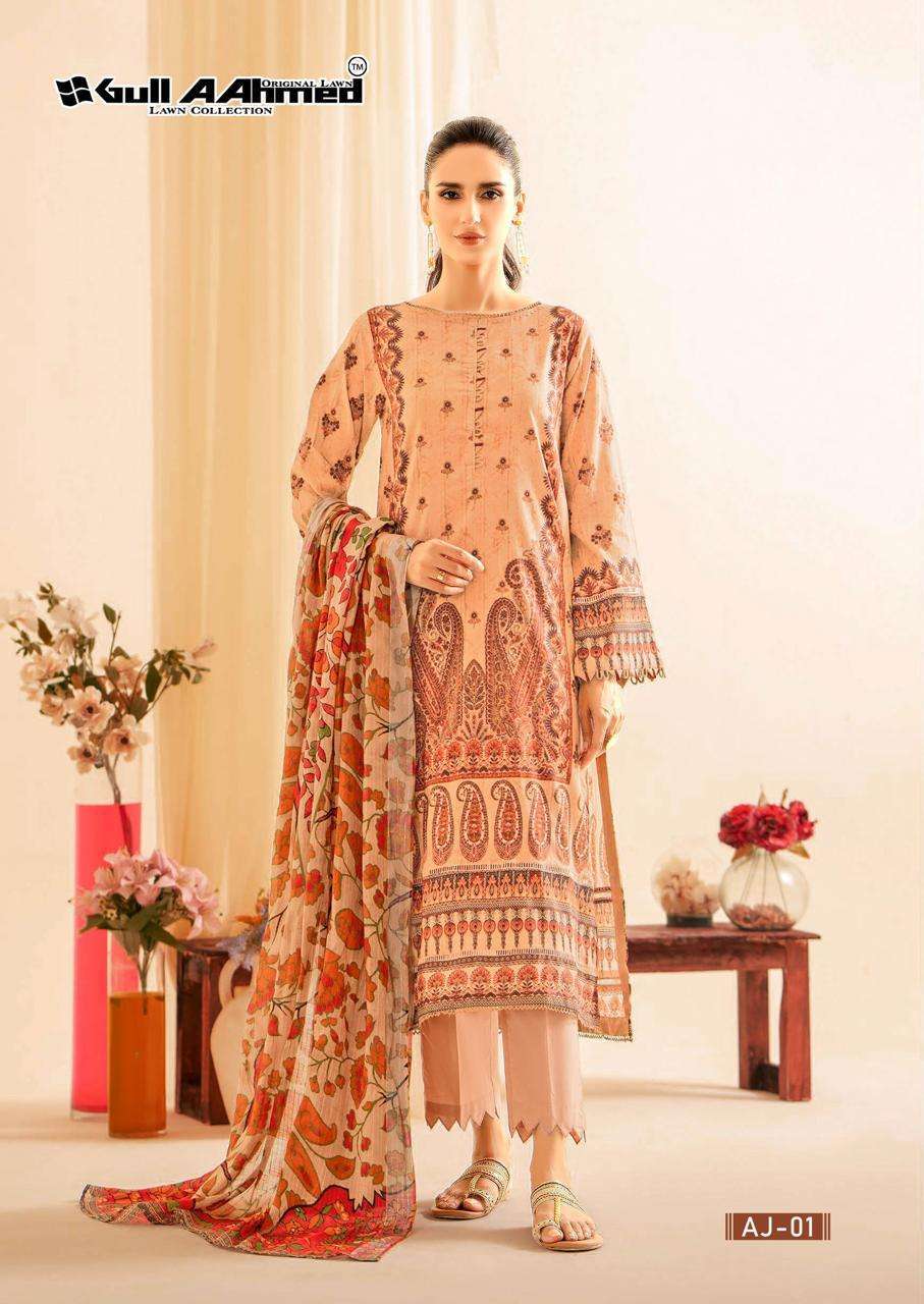 Gull Ahmed Asim Jofa Premium Rayon Dress Material Wholesaler in India