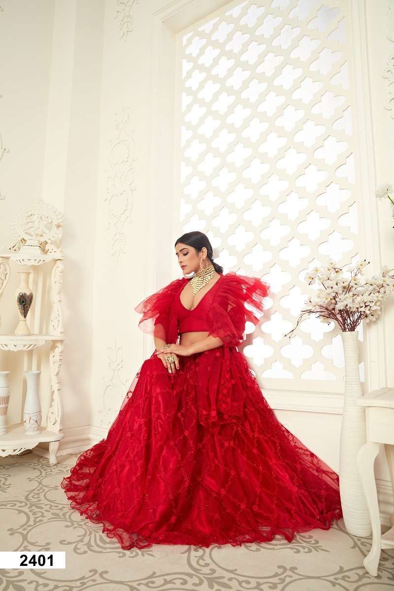INAAYAT VOL - 01 Red WEDDING SEASON SPECIAL BRIDAL WEAR LEHENGA CHOLI Wholesaler in Surat