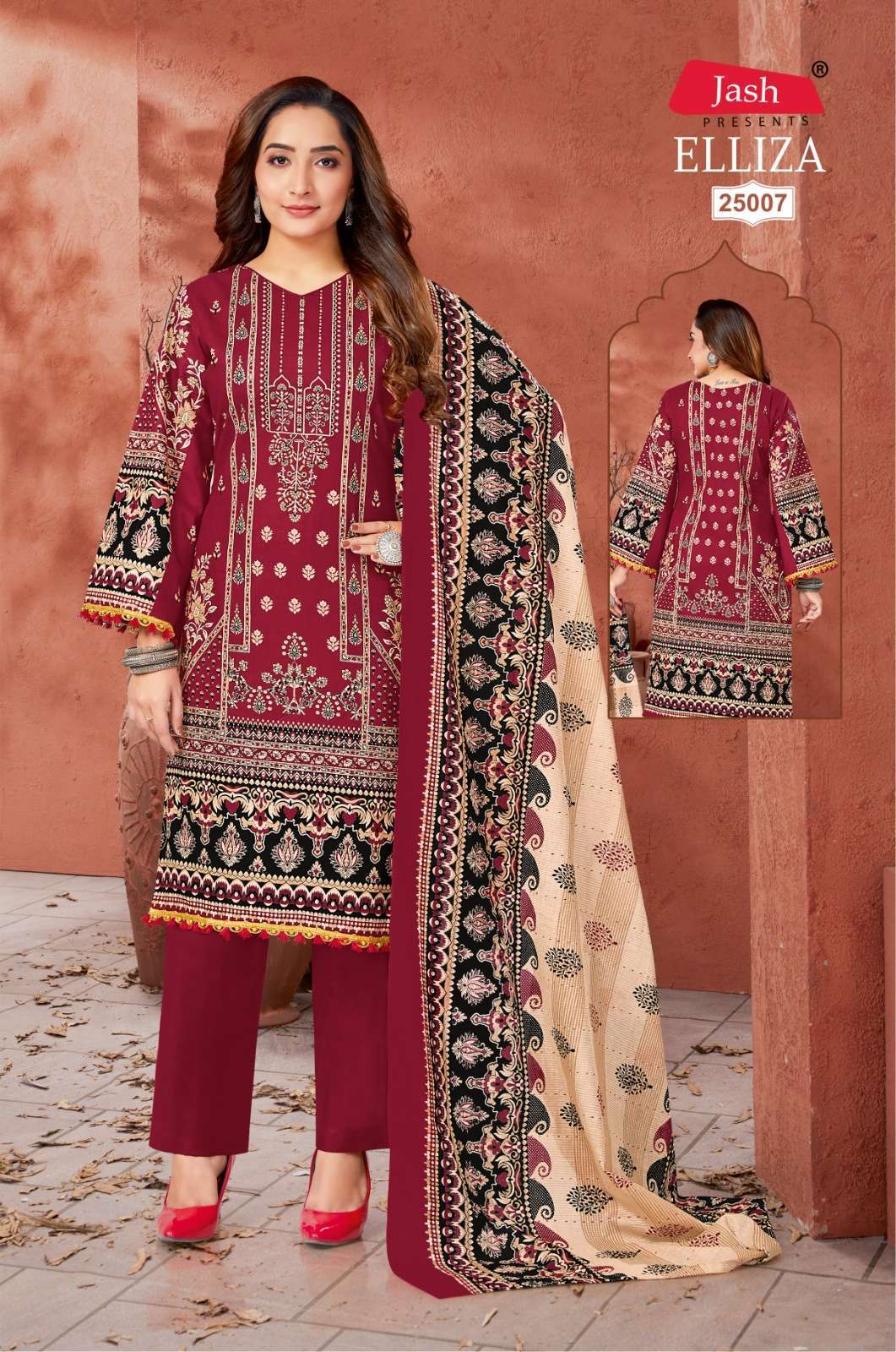 Jash Elliza Vol 25 Cotton Dress Material Wholesale Dress material market in India