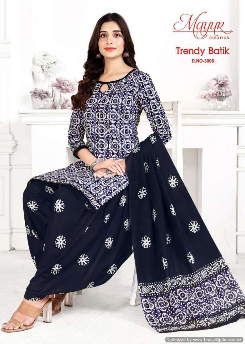 Mayur Trendy Batic Vol-3 – Dress Material - Wholesale Dress material manufacturers in Surat