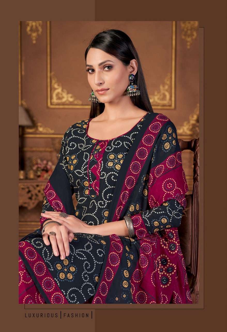 Miss World Bandhani Special Vol-8 – Dress Material Wholesaler in Surat