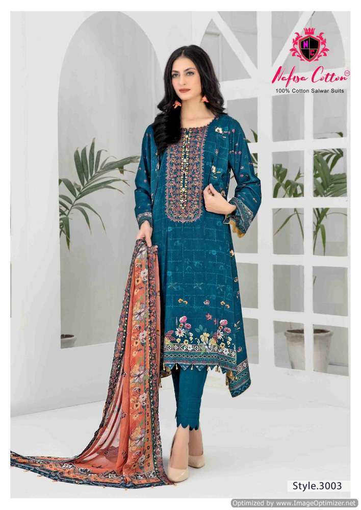 Nafisa Andaaz Vol 3 Cotton Printed Dress Material Wholesale market in Surat