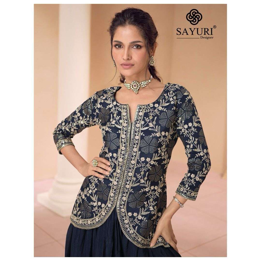 Sayuri Surbhi Real Chinon Silk Designer Salwar Kameez Wholesale Branded Salwar Kameez manufacturers in Surat