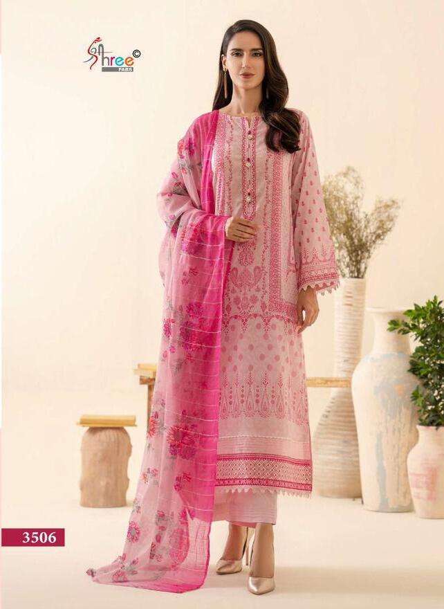 Shree Ayesha Zara 10 Chiffon Dupatta Pakistani Suit Wholesale India