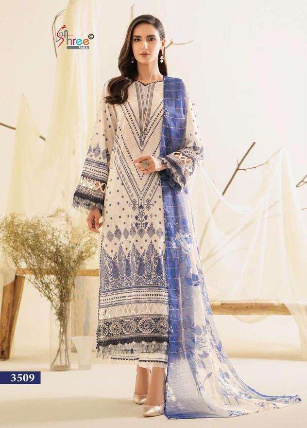 Shree Ayesha Zara 10 Cotton Dupatta Pakistani Suit Wholesale market in India