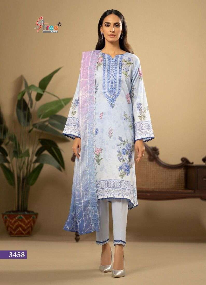 Shree Rang E 24 Cotton Dupatta Salwar Suit Wholesale India