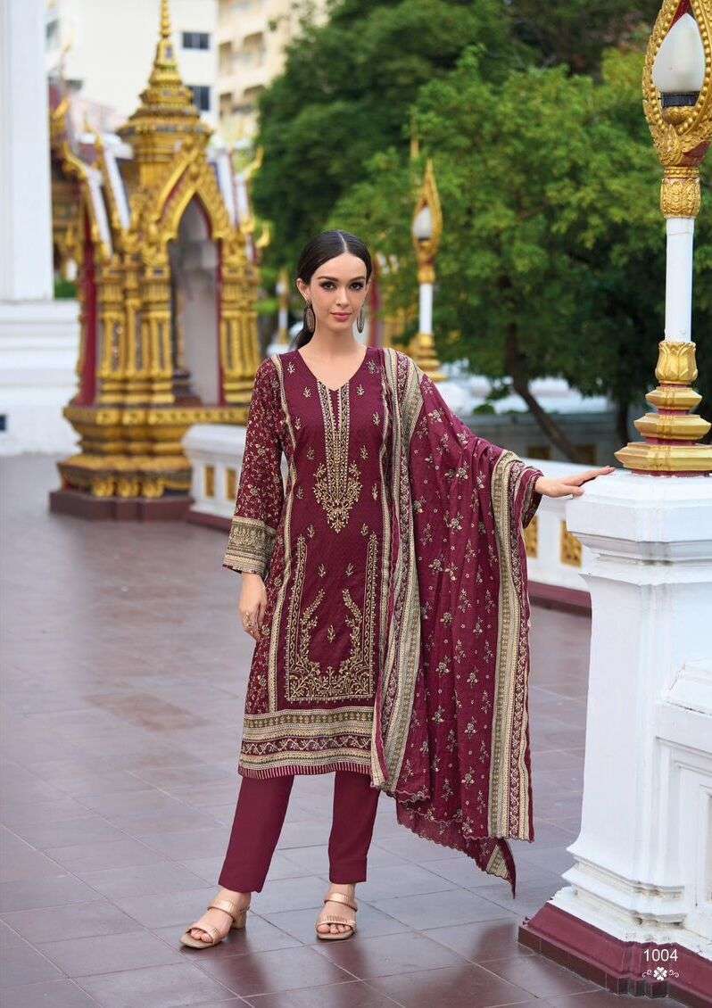 Shree Riwayat Premium Chiffon Dupatta Designer Salwar Suits Wholesaler in India