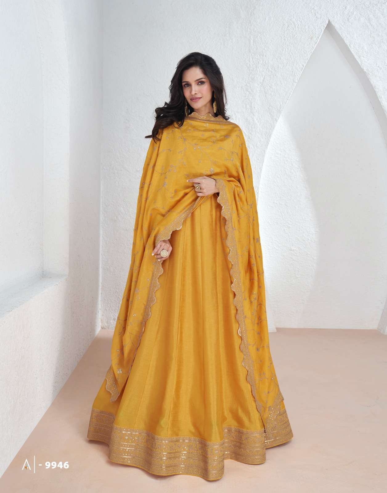 Aashirwad Saroj Premium Silk Designer Salwar Kameez Wholesaler in India