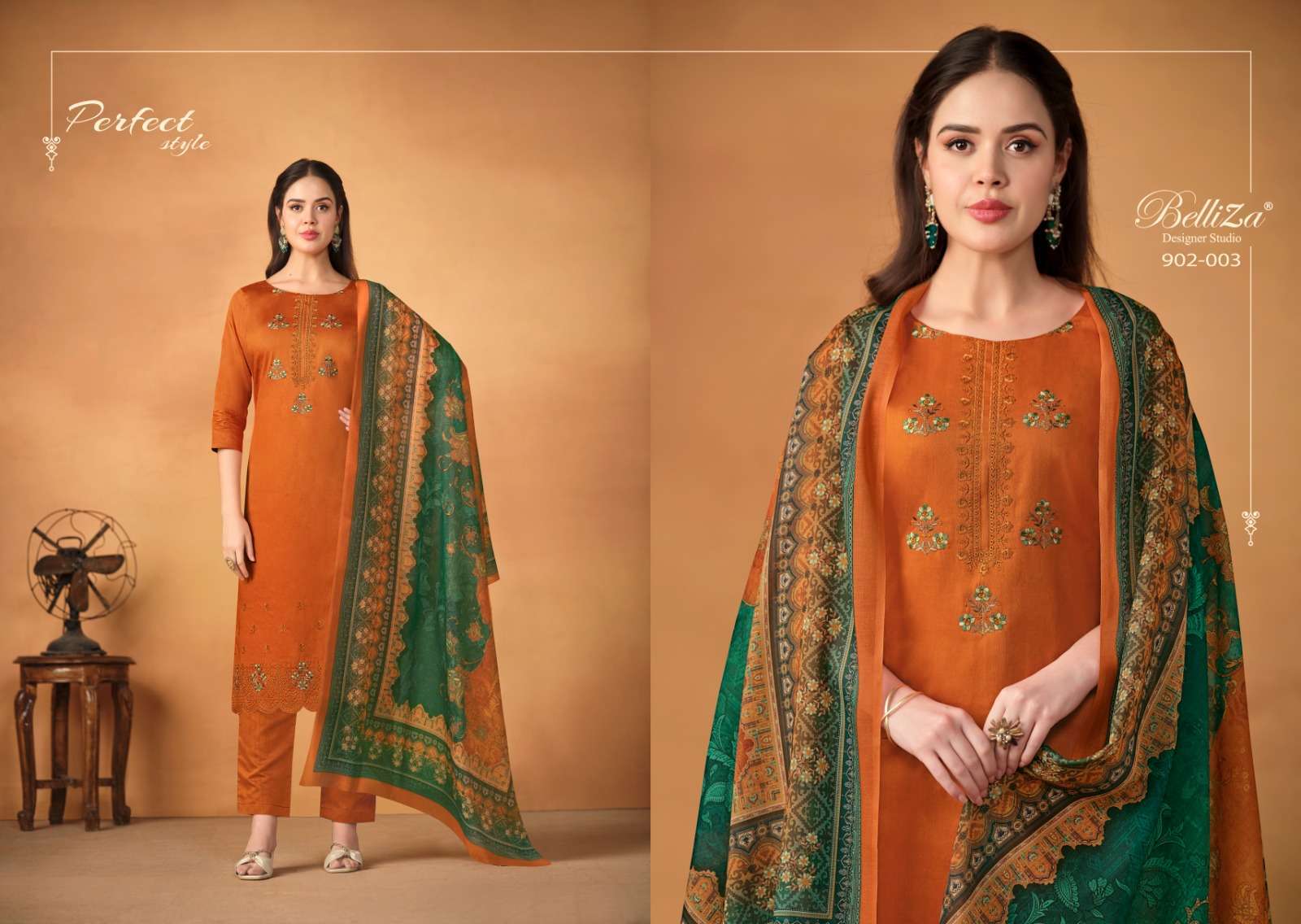 Belliza Jashn E Ishq Vol 5 Cotton Embroidery Dress Material Wholesale Dress material manufacturers in Surat