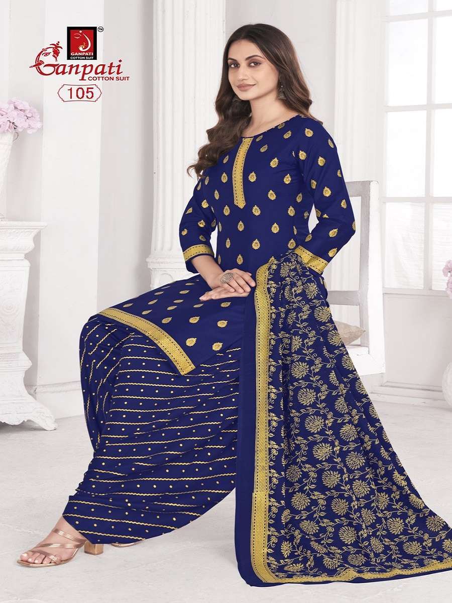 Ganpati Gold And Gold Vol-1 – Dress Material - Wholesale Dress material India
