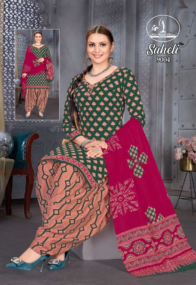 Miss World Saheli Vol-9 – Dress Material - Wholesale Dress material manufacturers in Surat