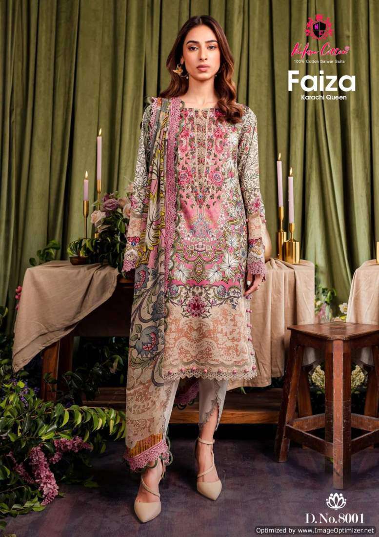 Nafisa Faiza Queen Vol 8 Cotton Dress Material Wholesale market in india