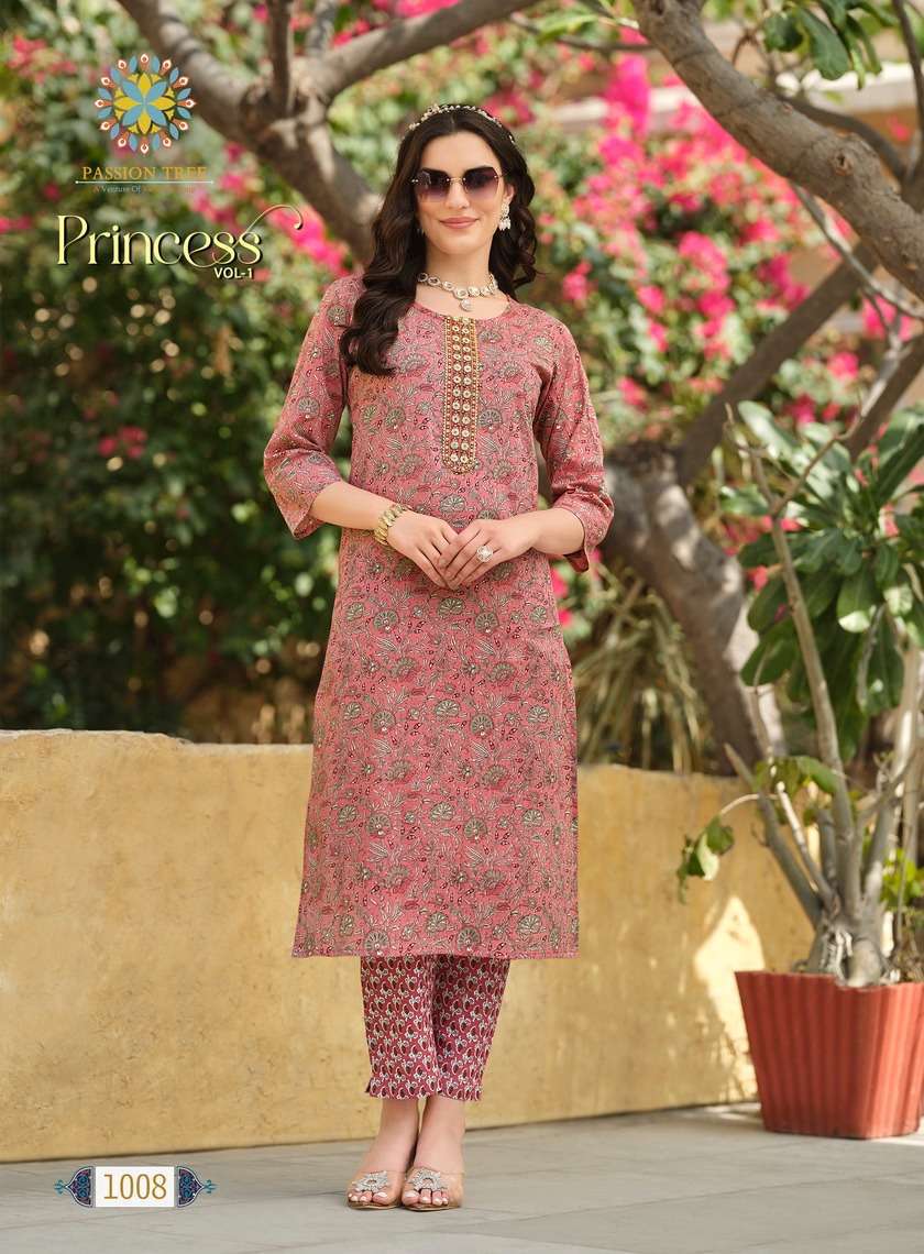 Passion Tree Princess Vol-1 – Kurti With Pant Wholesale Kurti manufacturers in Surat 