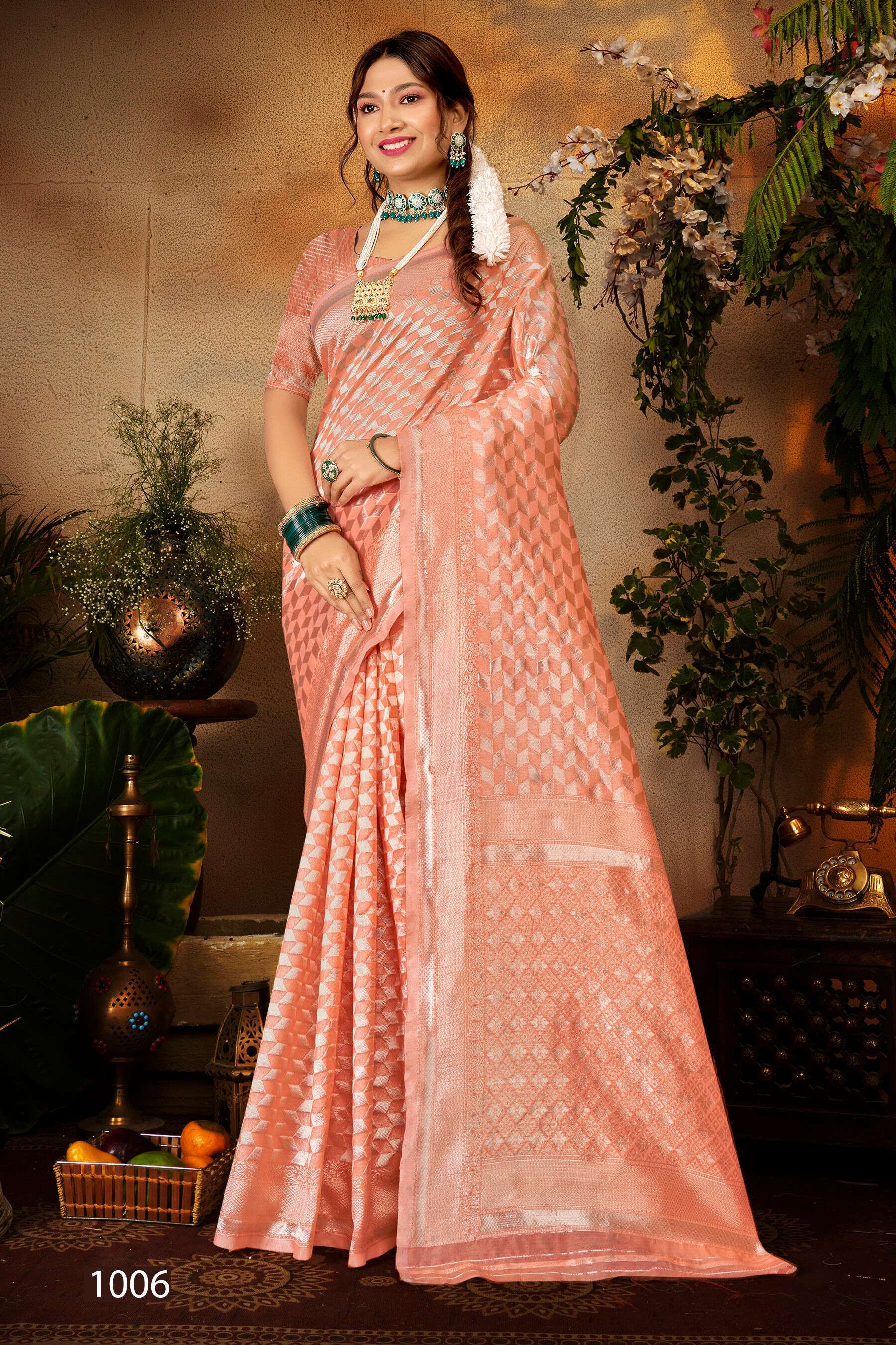 Saroj Pankhudi vol.7 Soft cotton linen with heavy rich pallu Saree Wholesale Saree manufacturers in Surat