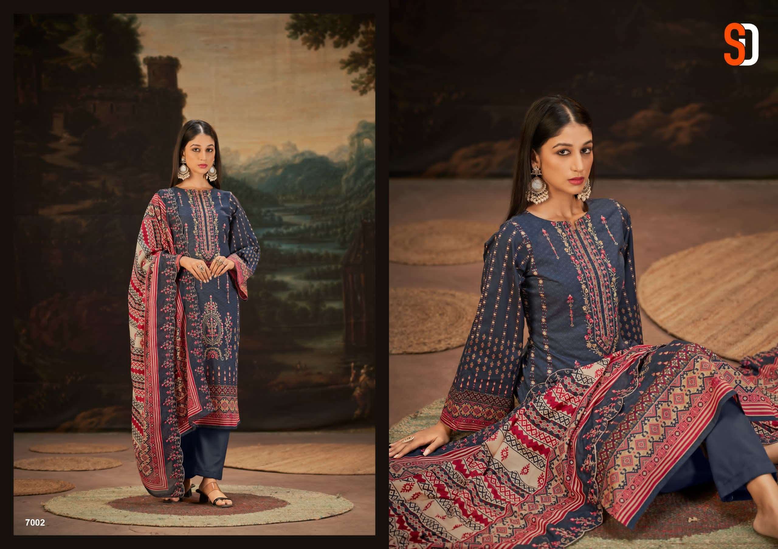 Shraddha Bin Saeed Lawn Collection Vol 7 Nx Pakistani Suit Wholesale market in Surat