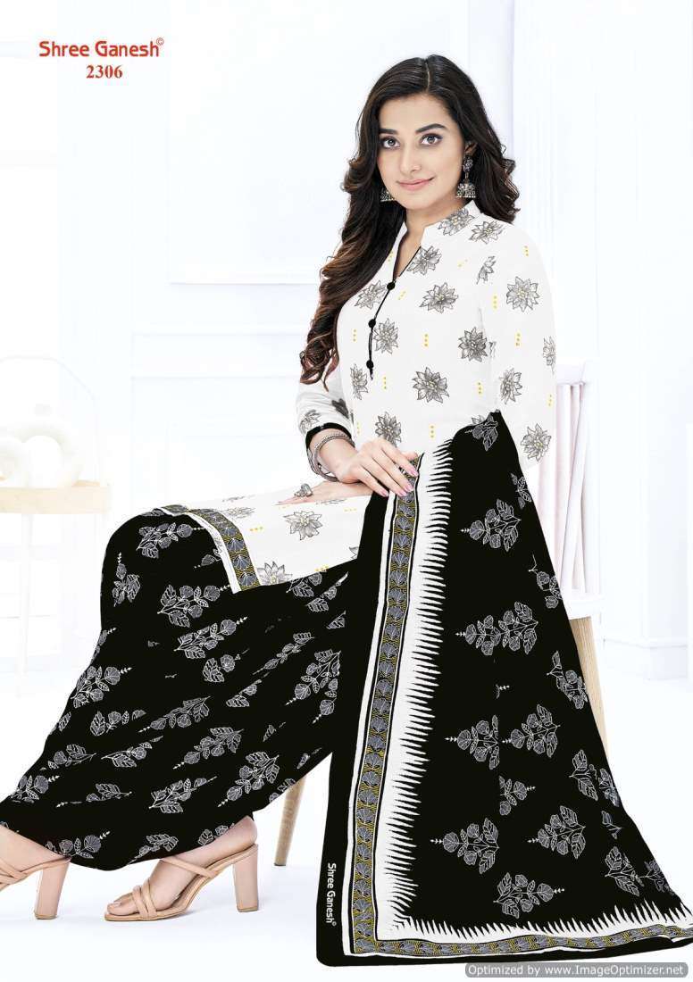 Shree Ganesh White And Black Vol-3 – Dress Material - Wholesale market in Surat