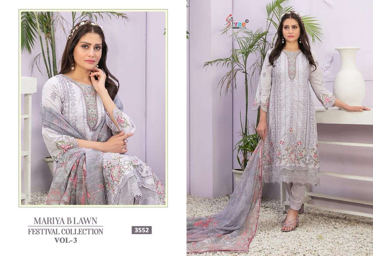 Shree Mariya B Vol 3 Cotton Dupatta Salwar Suit Wholesale market in India