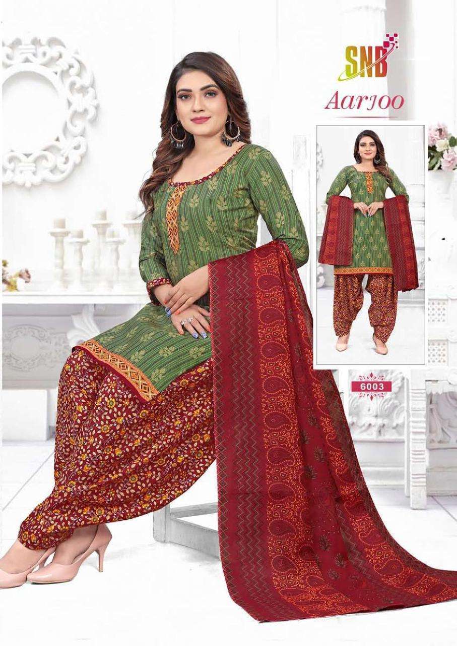 SNB TRENDY AARJOO vol -6 Dress Materials Wholesale India