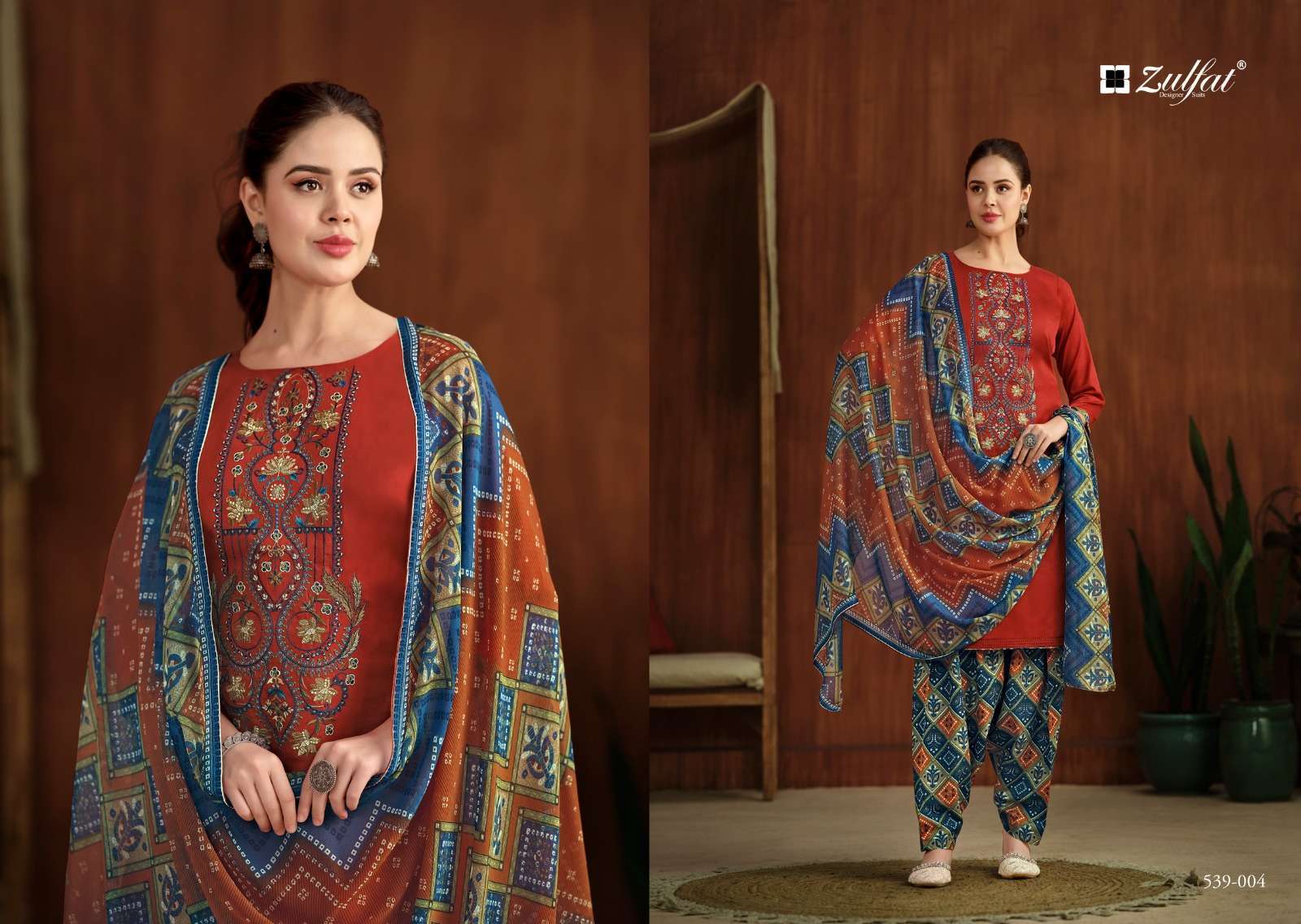 Zulfat Shanaya Vol 2 Heavy Jam Cotton Dress Material Wholesaler in Surat