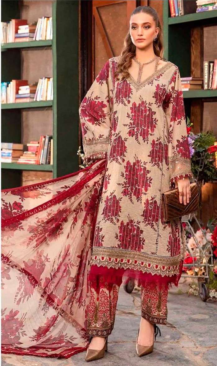 Aasha M Print Vol 11 Cotton Dupatta Pakistani Suit Wholesale market in Surat