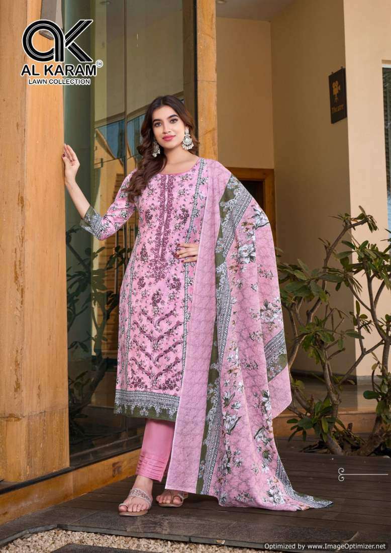 Al Karam Bin Ubaid Vol 2 Exclusive Cotton Printed Dress Material Wholesaler of india