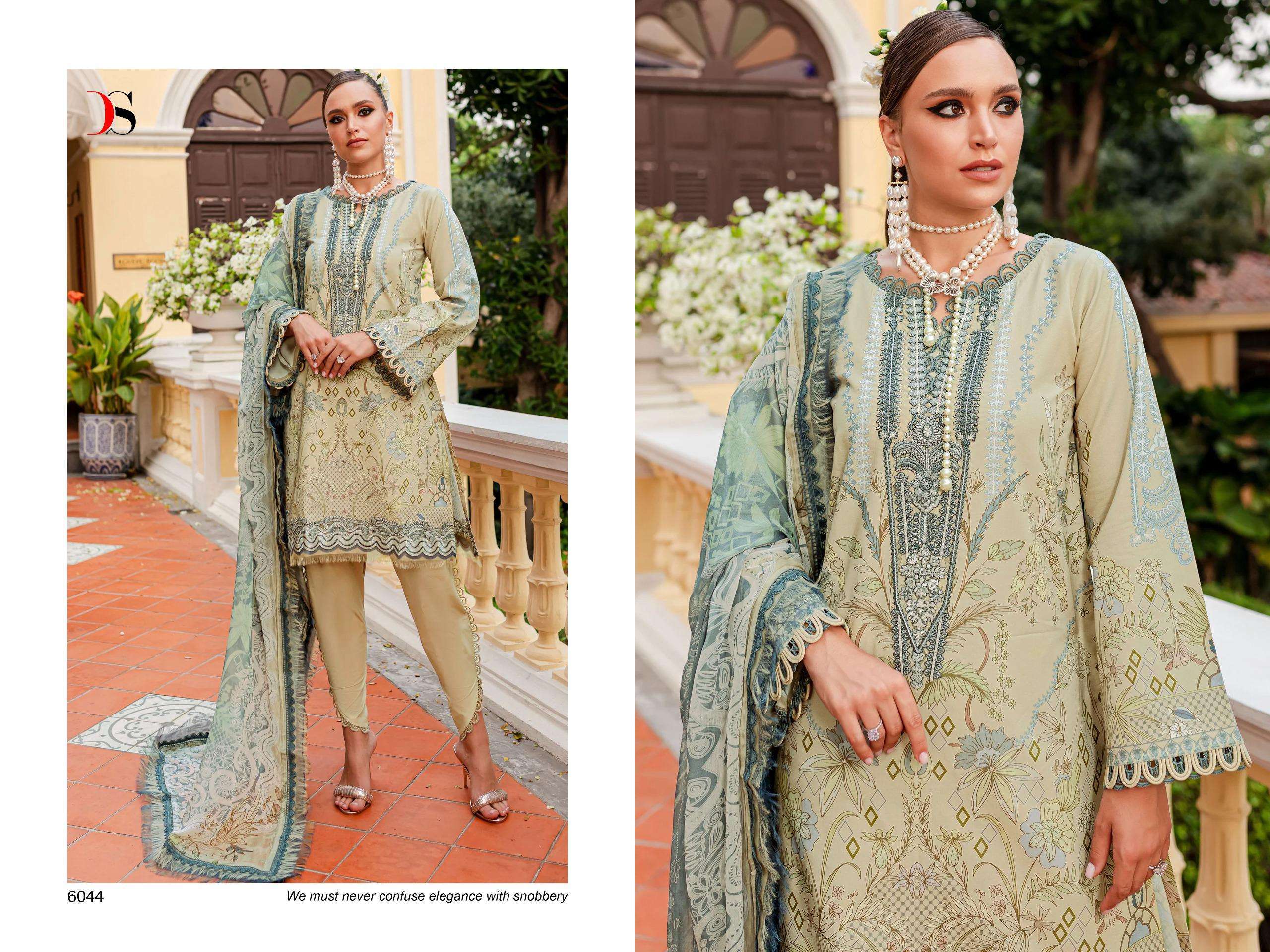 Deepsy Firdous Queens Court 7 Cotton Dupatta Pakistani Suits Wholesale India