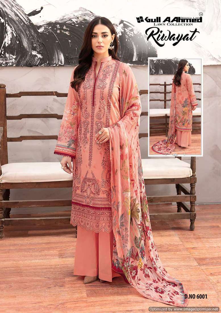 Gull A Ahmed Riwayat Vol-6 – Dress Material - Wholesale Dress material manufacturers in India