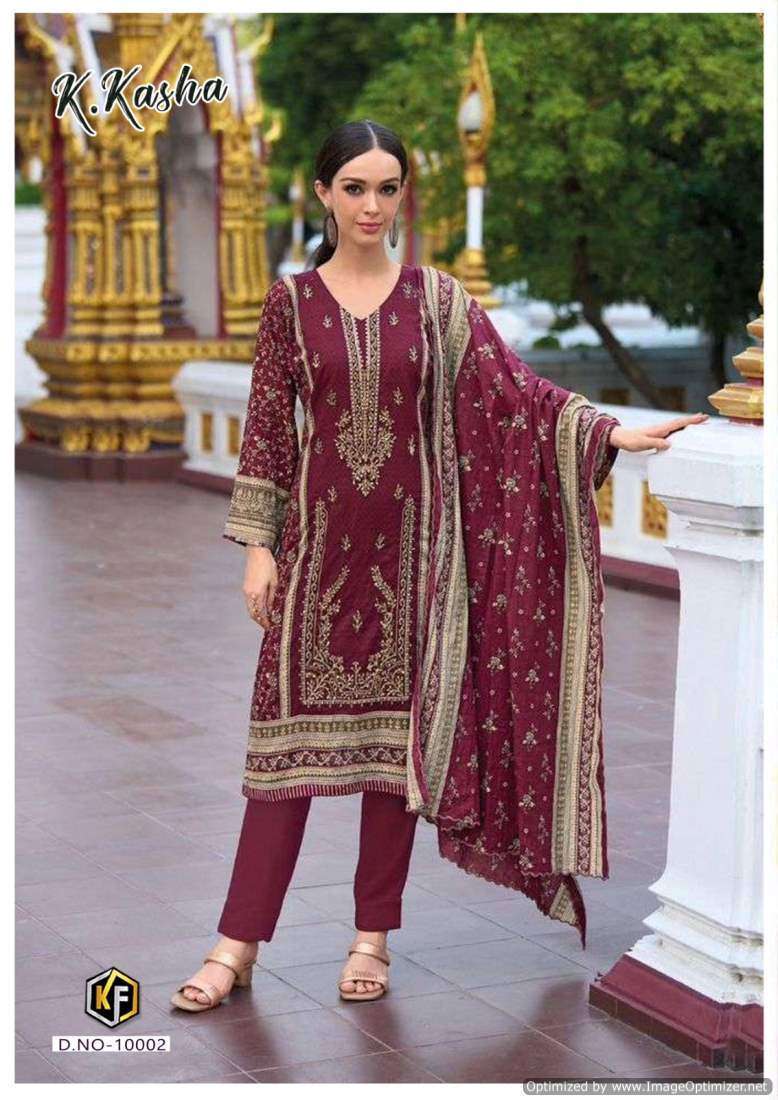 Keval K Kasha Vol-10 – Dress Material - Wholesaler of Dress material in India
