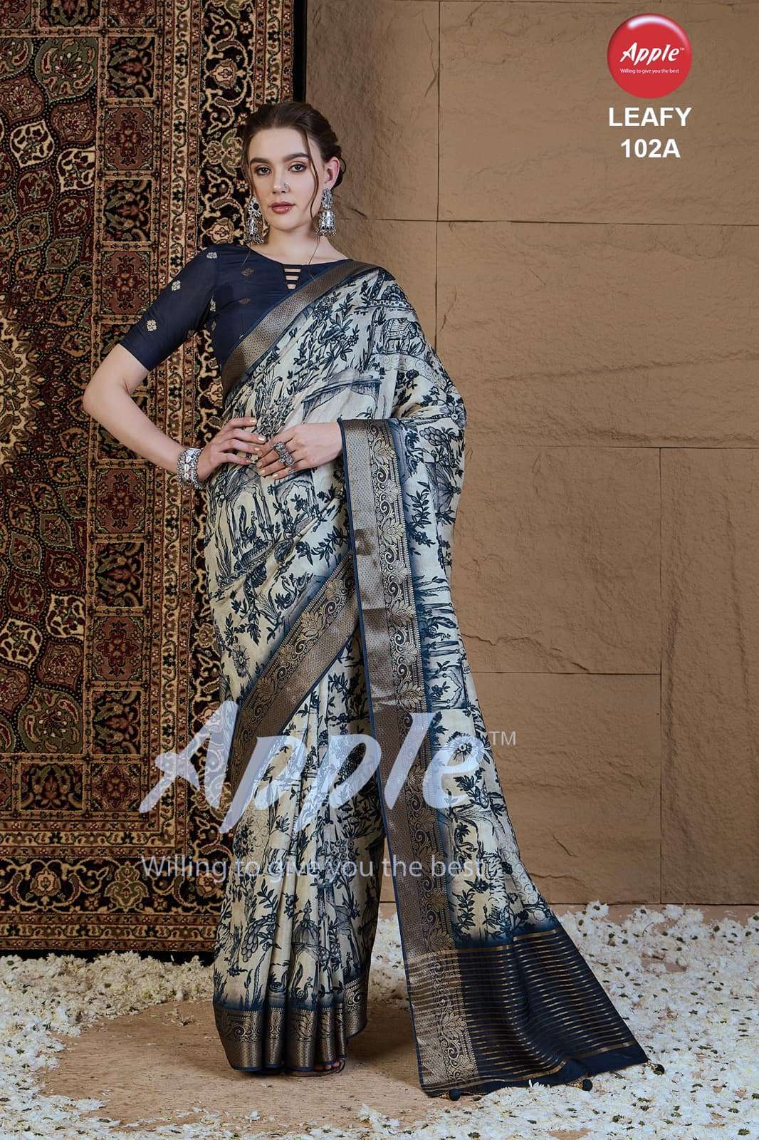Apple Leafy surat saree store