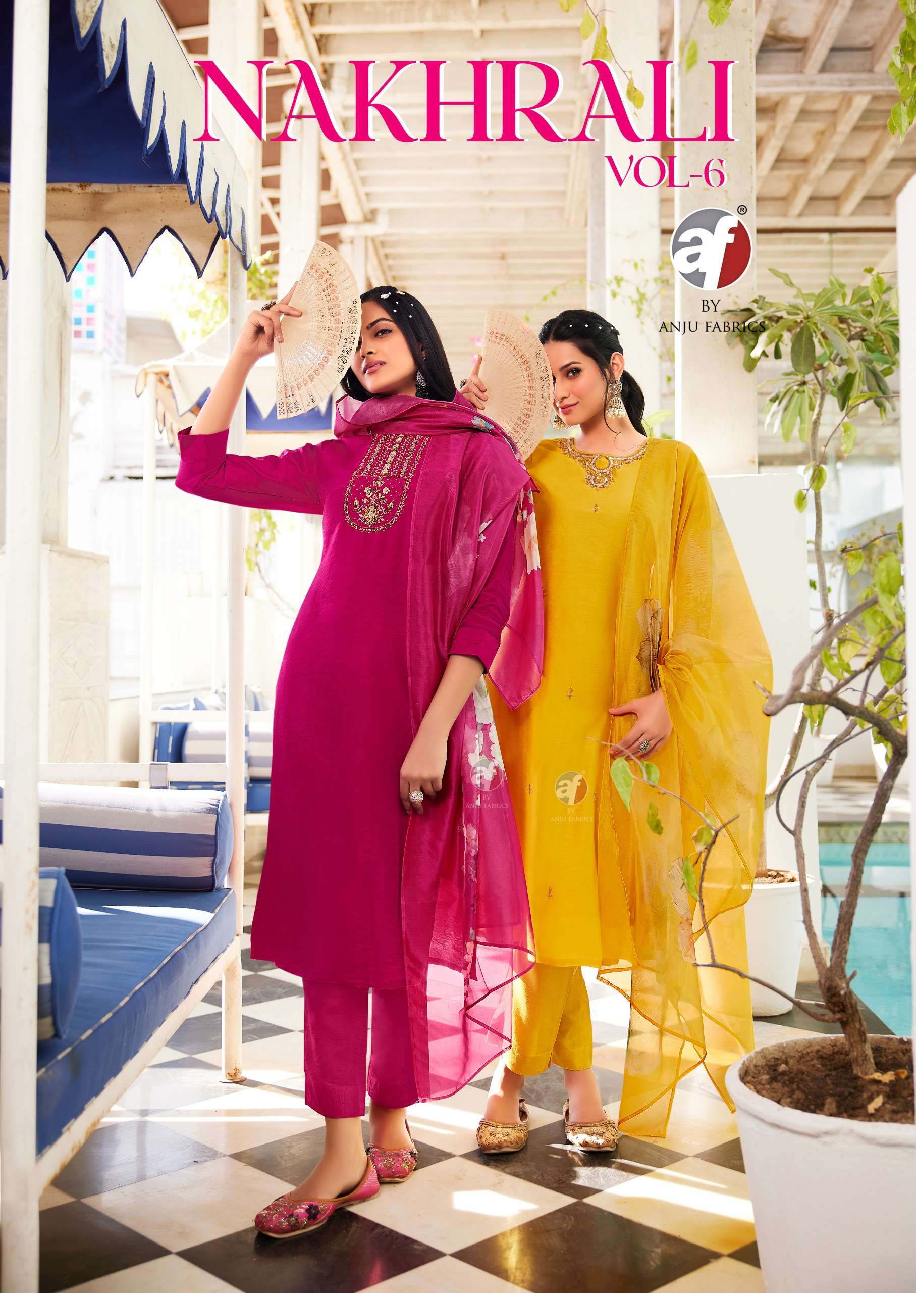Anju Fabrics Nakhrali Vol 6 kurtis indian online