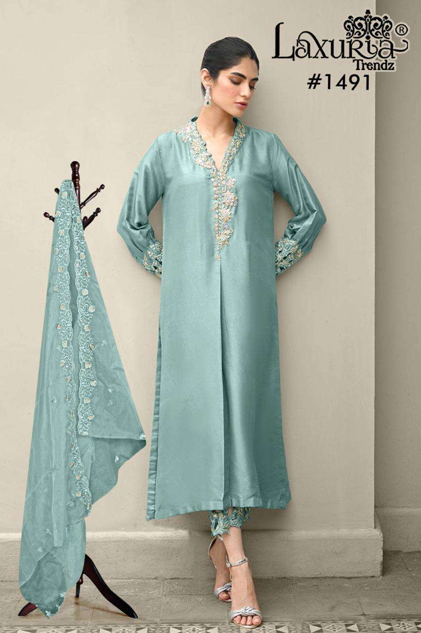 Laxuria Trendz 1491 pakistani suits wholesalers in surat