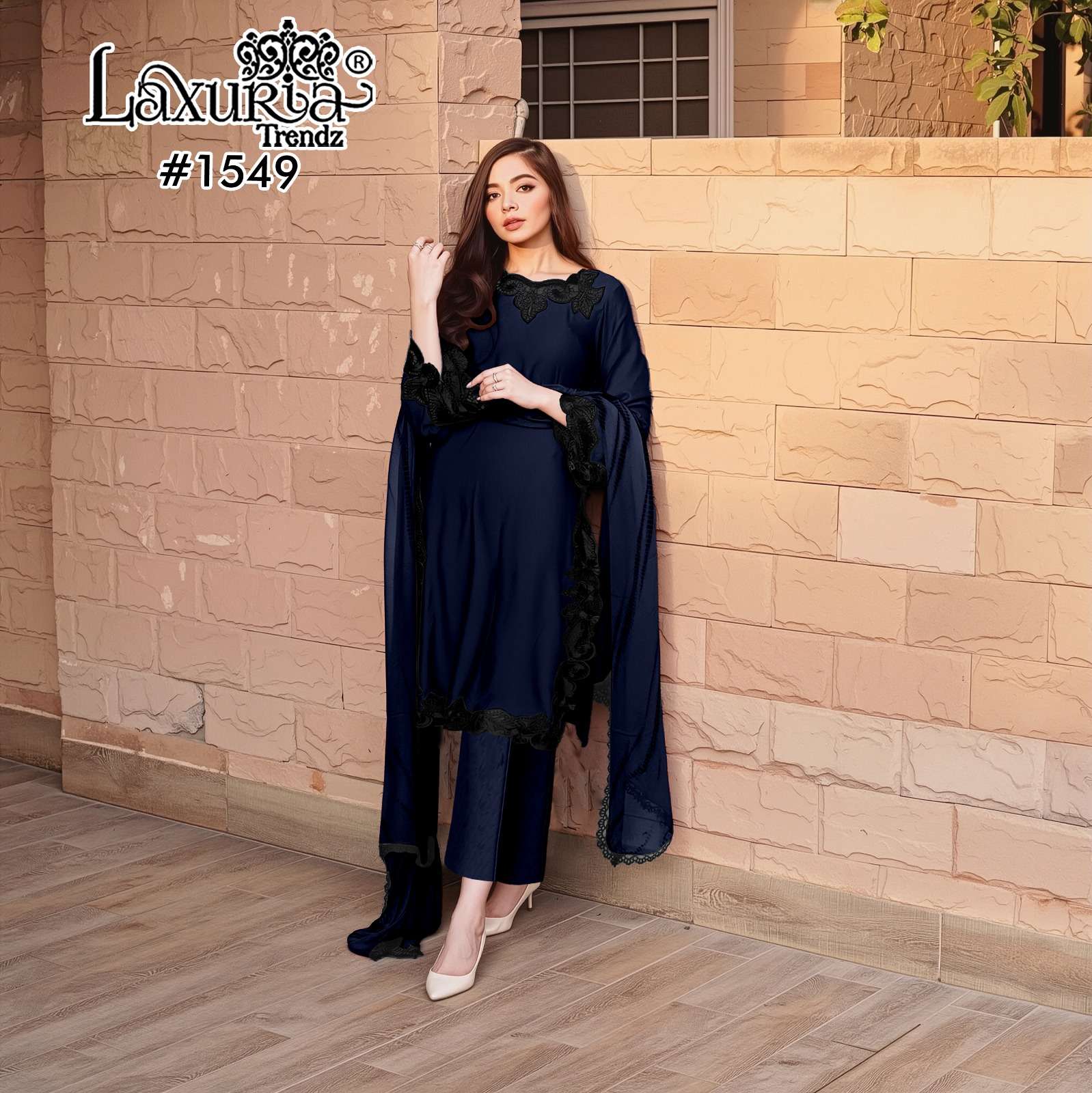 Laxuria Trendz 1549 pakistani replica suits wholesale surat