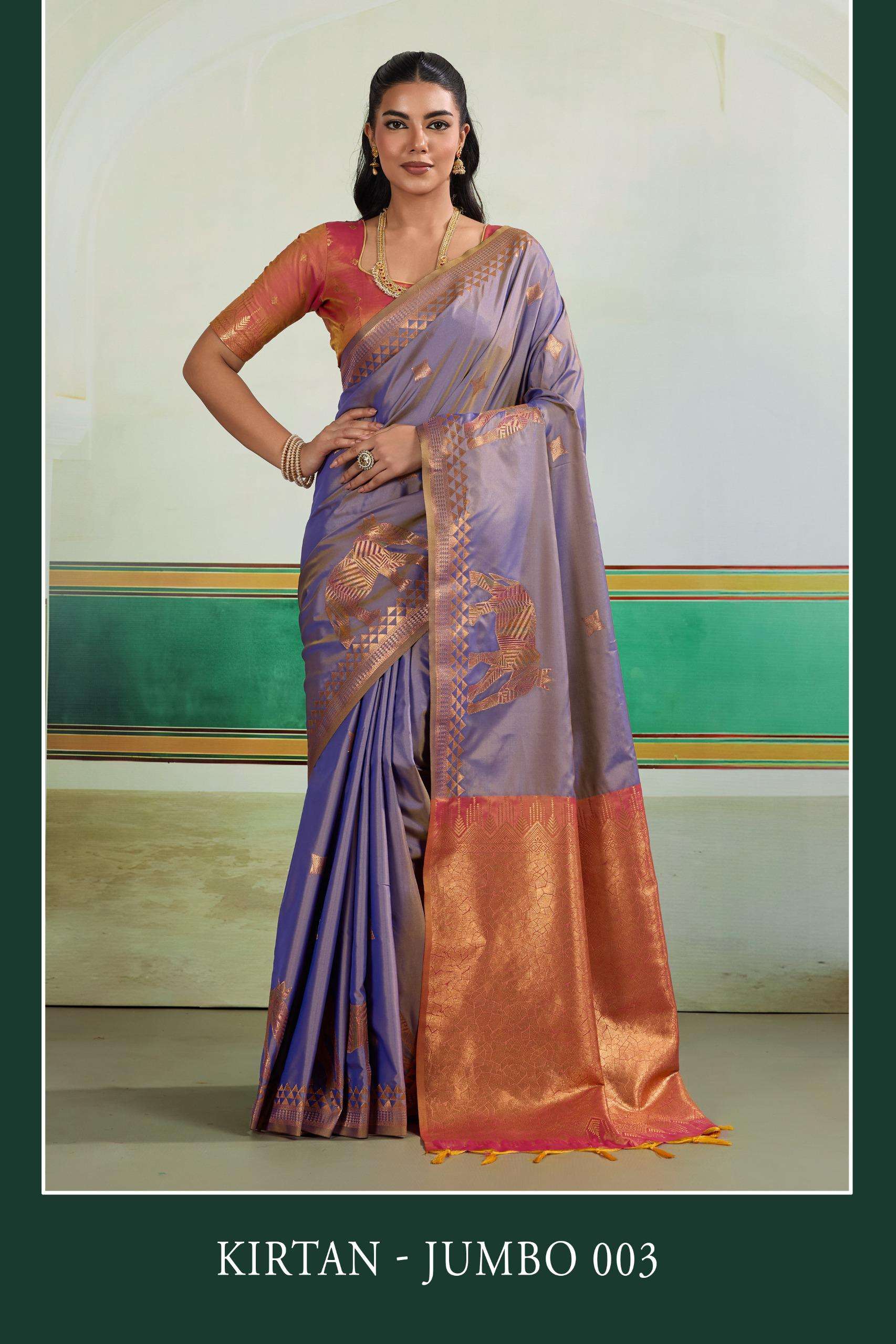 Rajtex Kirtan Jumbo surat silk saree photo