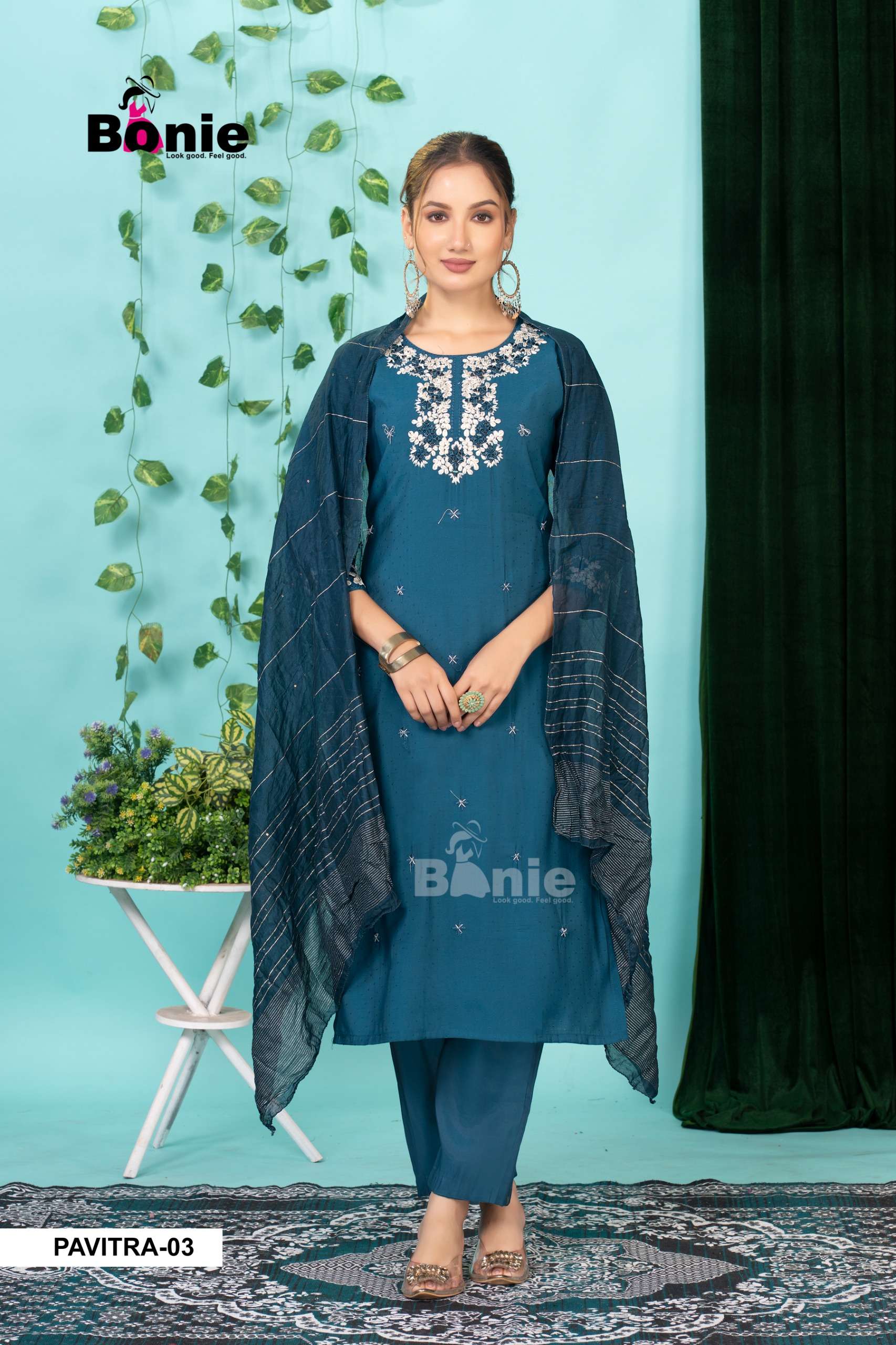 Bonie Pavitra vol 3 surat kurtis catlog