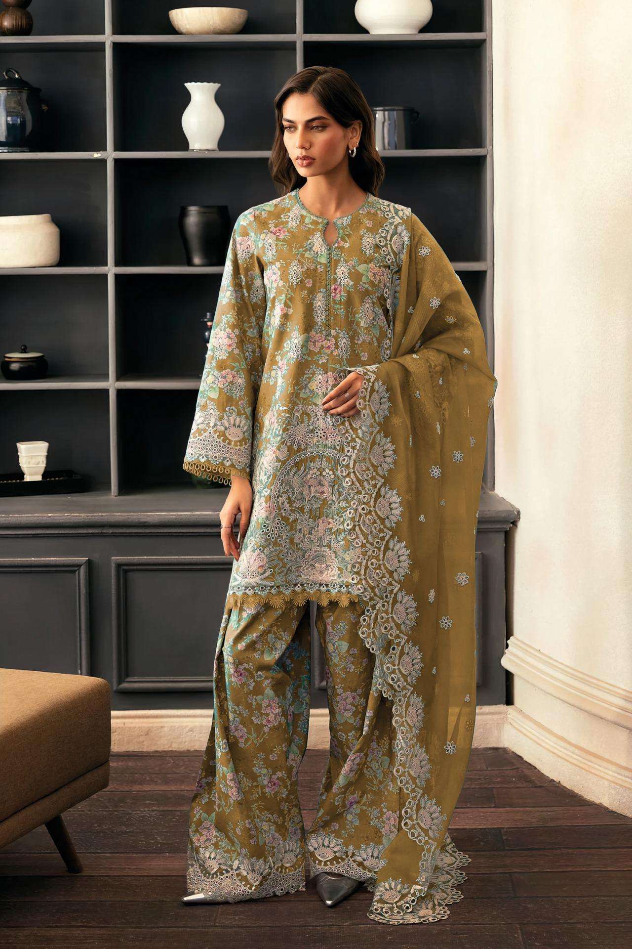 Deepsy Rungrez Chikankari 25 pakistani suits wholesalers in pakistan