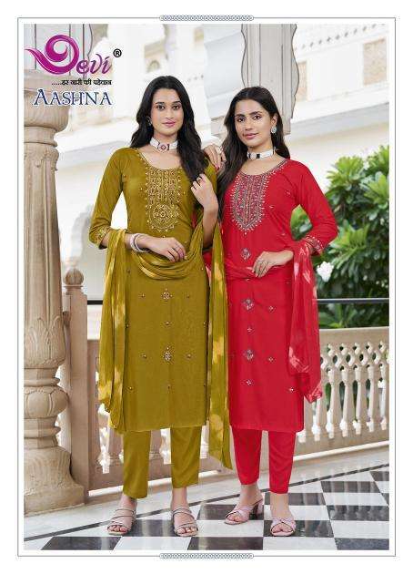 Devi Aashna Vol 1 ladies dress material wholesalers in ahmedabad