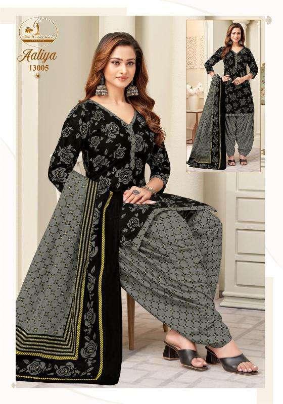 Miss World Aaliya Vol-13 patiyala dress material wholesaler
