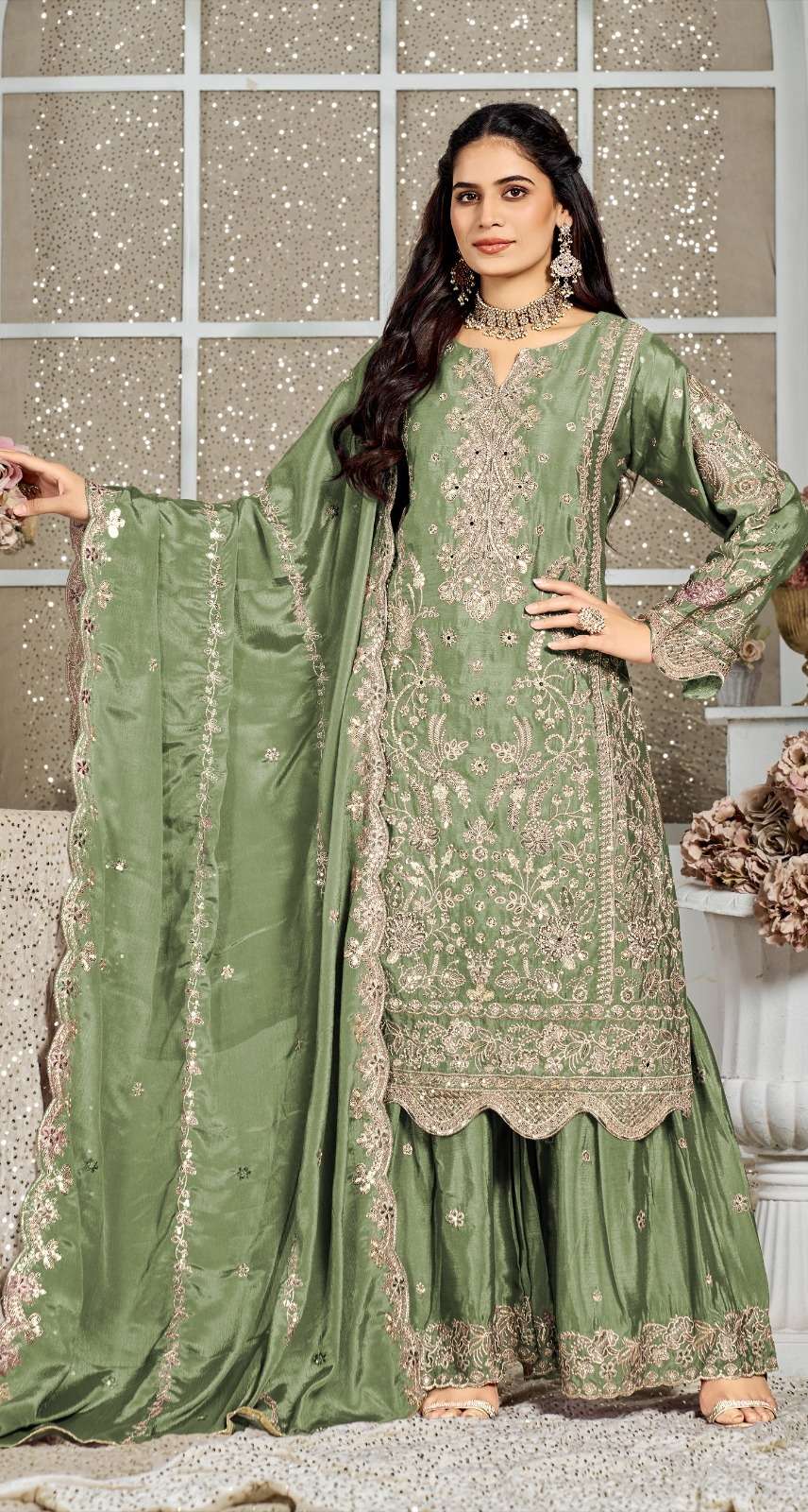 Serine S 1022 pakistani suits wholesaler in india