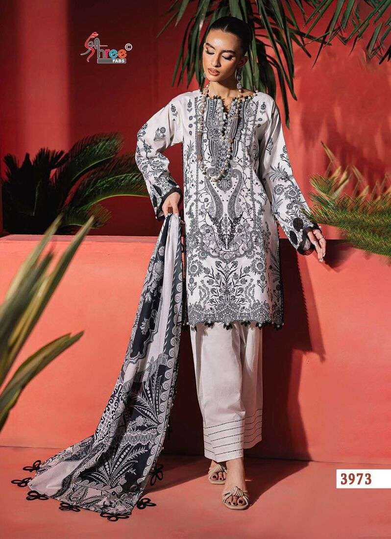 Shree Needle wonder premium lawn vol 2 Chiffon Dupatta wholesale pakistani suits delhi