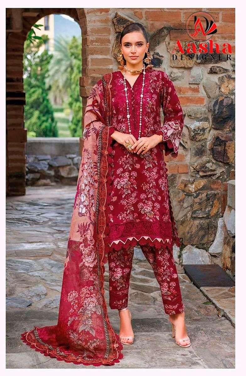 Aasha 1165 Chiffon Duppatta pakistani wholesale suits delhi