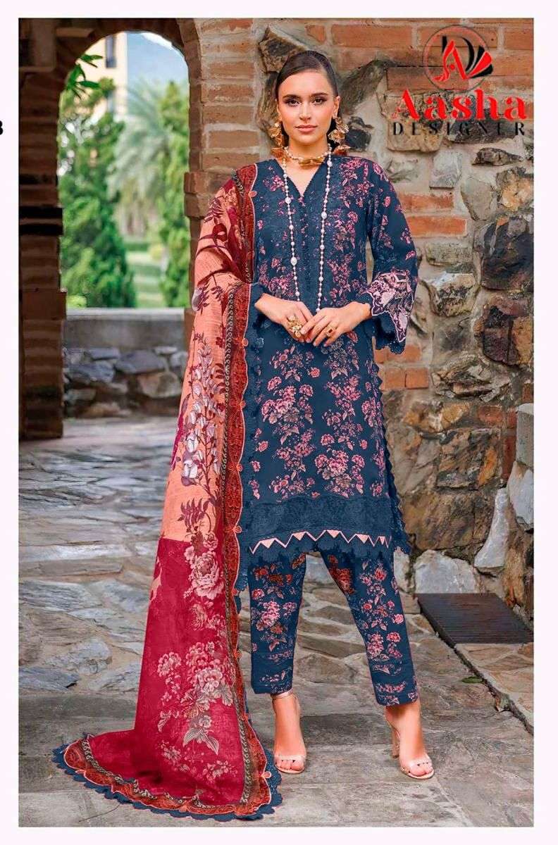 Aasha 1165 Cotton Duppatta pakistani wholesale replica suits in delhi