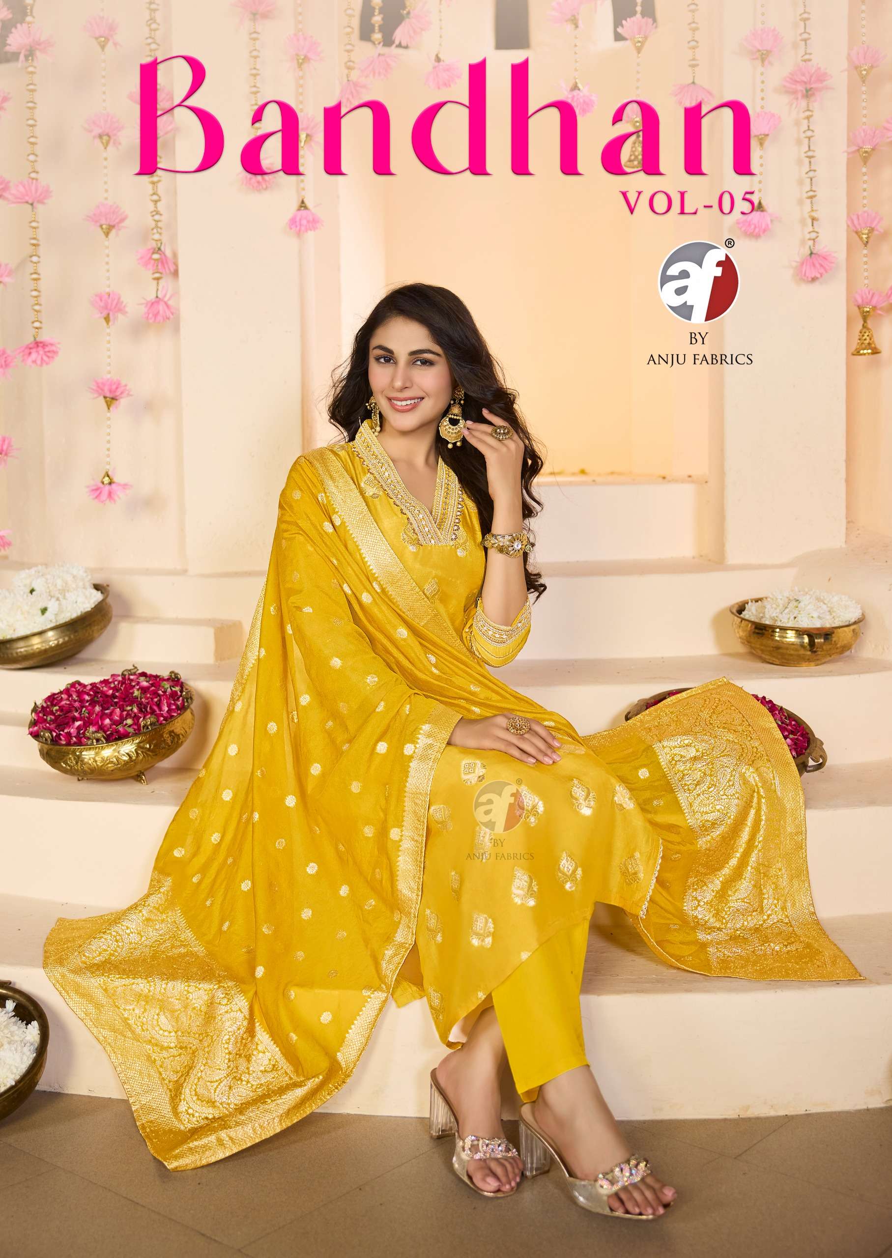 Anju Fabrics Bandhan Vol 5 wholesale kurtis in dubai