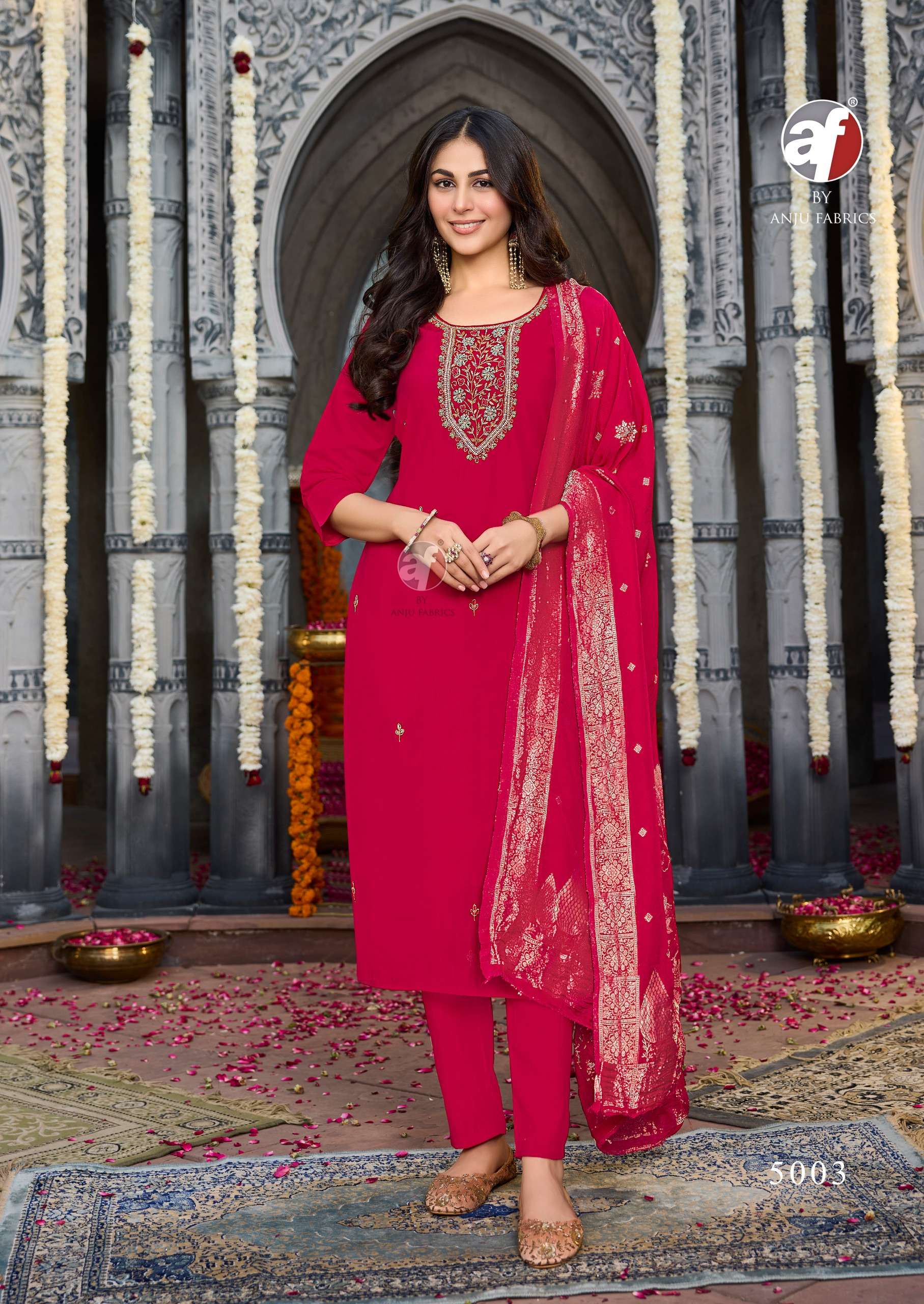 Anju Fabrics Vastra Vol 6 wholesale kurtis price delhi
