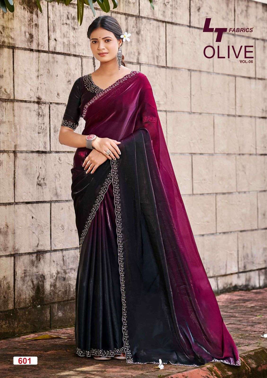 LT Olive vol 6 best quality saree brands in india