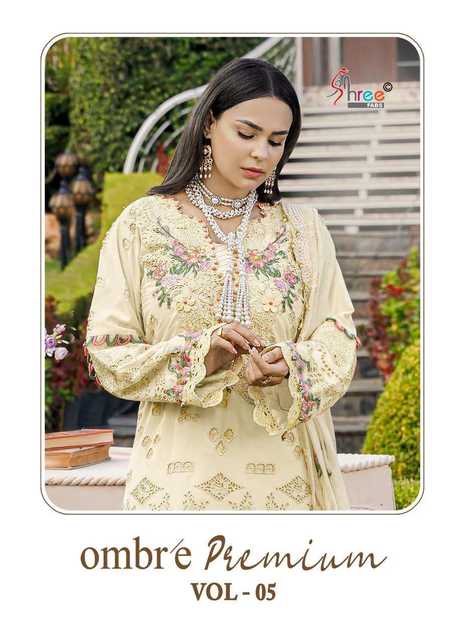 Shree Fabs Ombre premium vol 5 pakistani suits wholesalers in mumbai