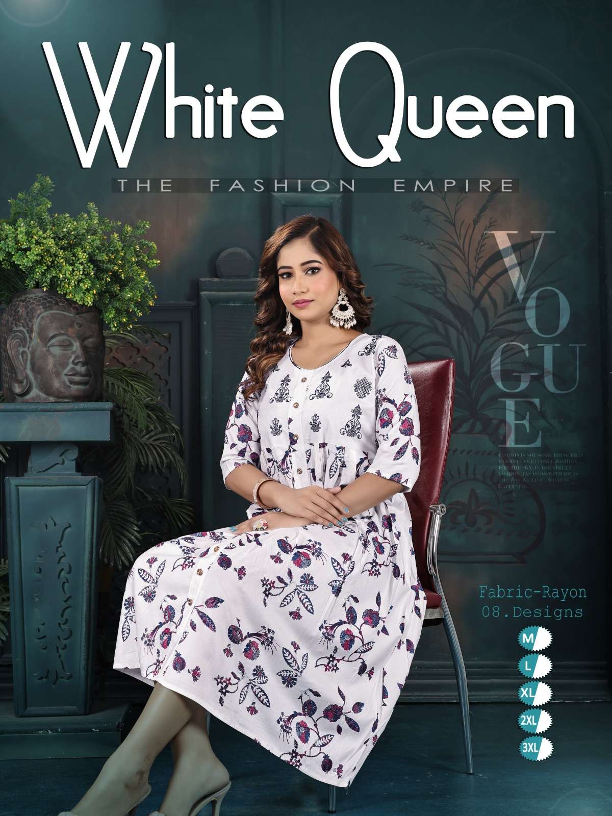 Trendy White Queen Vol 7 wholesale kurtis catalogue