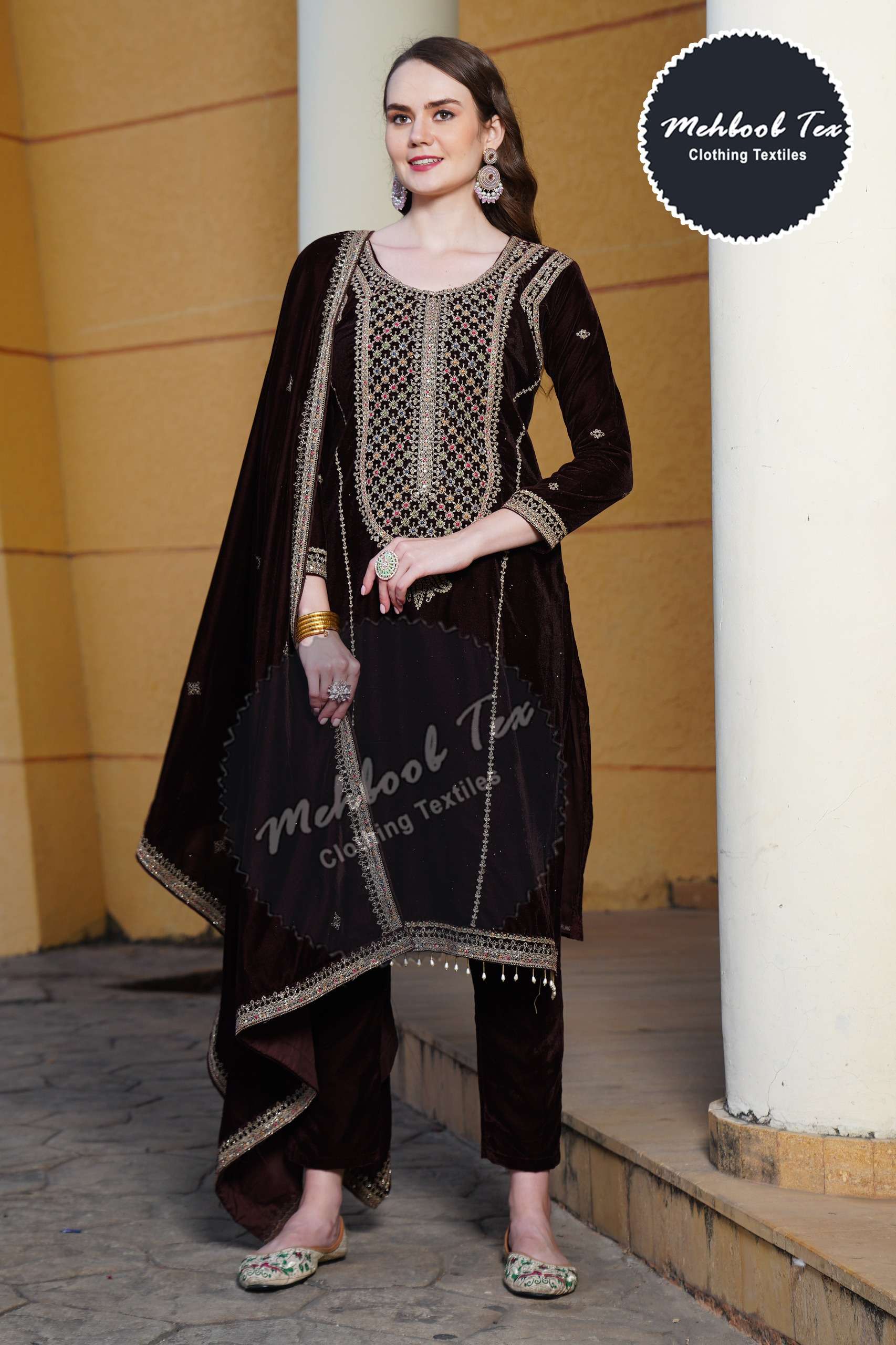 Mehbbob Tex 1482 wholesale salwar kameez pakistani uk