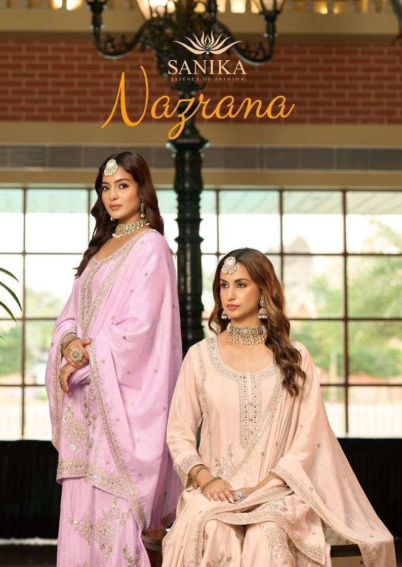 Sanika Nazrana pakistani designer suits surat wholesalers