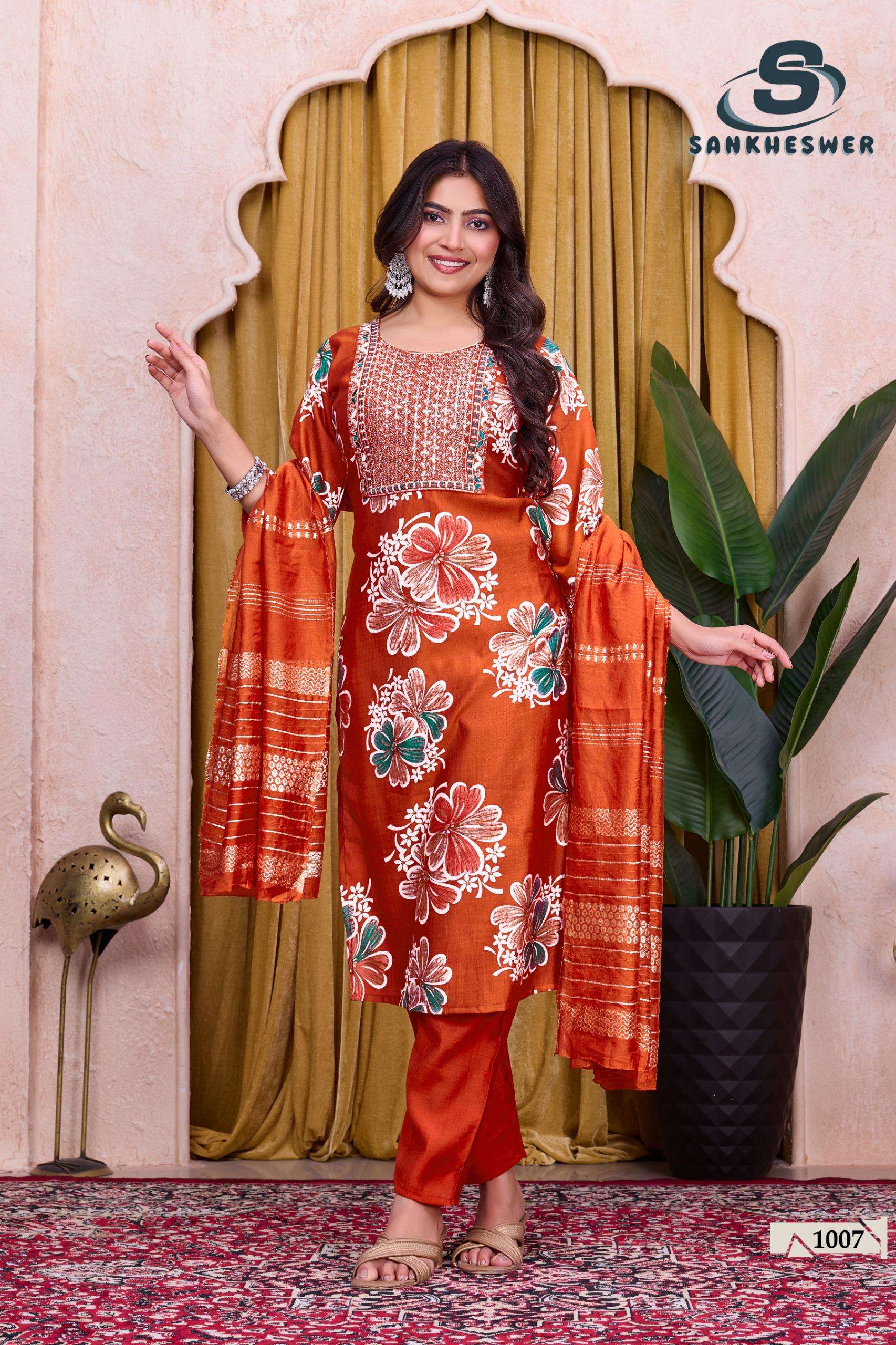 Sankheswer Sufiyana Vol 1 online wholesale ladies kurtis with price